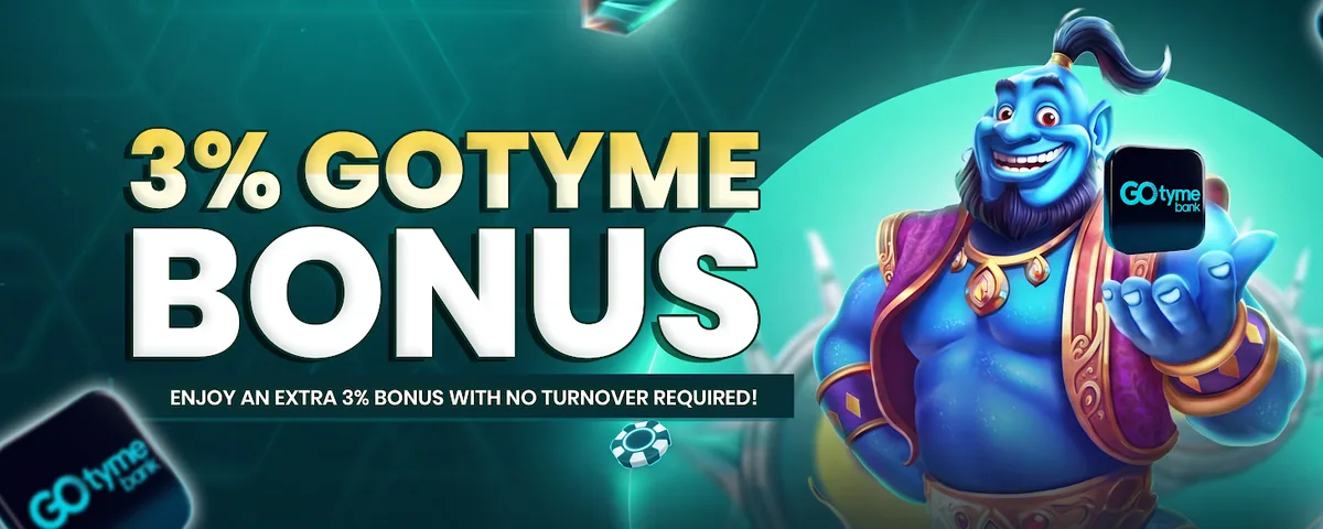 3% back on every GoTyme deposit